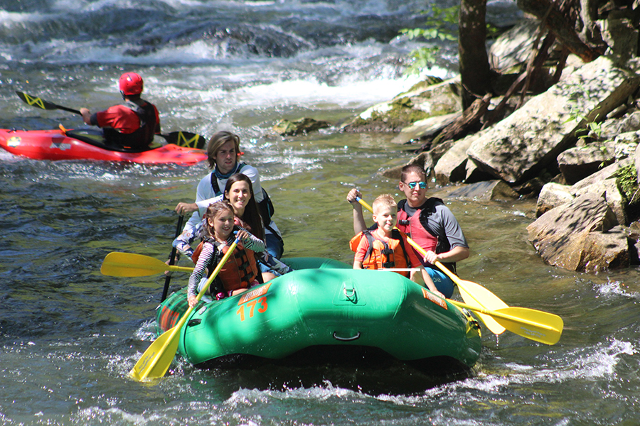 Nantahala River White Water Rafting with Kids
