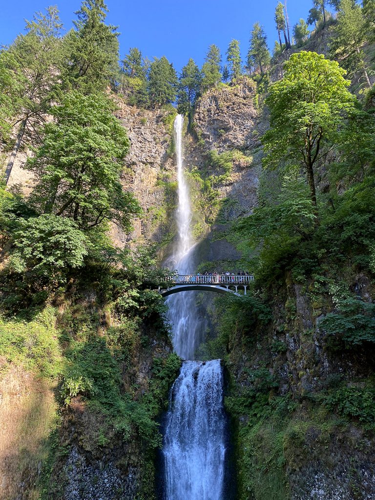 Multnomah Falls with Kids