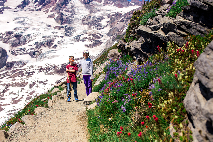 Hiking with Kids in Mount Rainier National Park