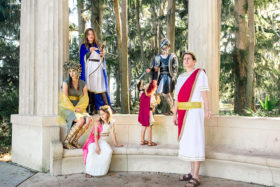 Greek Roman Family Halloween Costumes