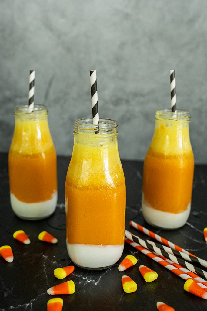Healthy Candy Corn Smoothie