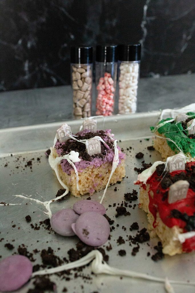 Graveyard Rice Krispie Treats