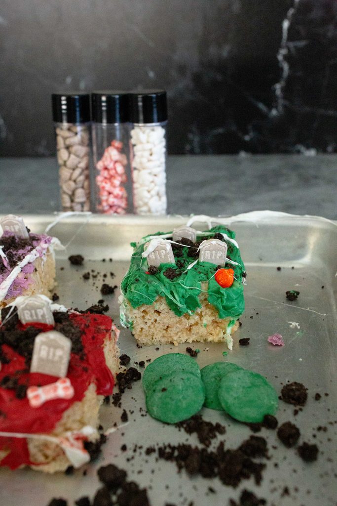 Graveyard Rice Krispie Treats
