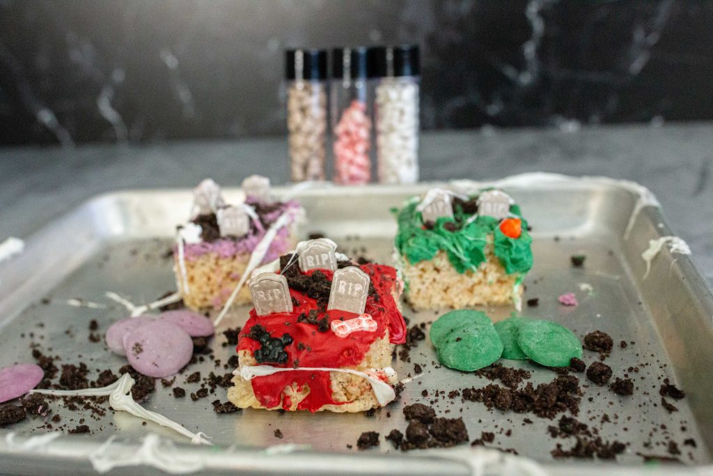 Graveyard Rice Krispie Treats