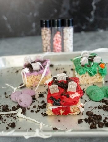Graveyard Rice Krispy Treats